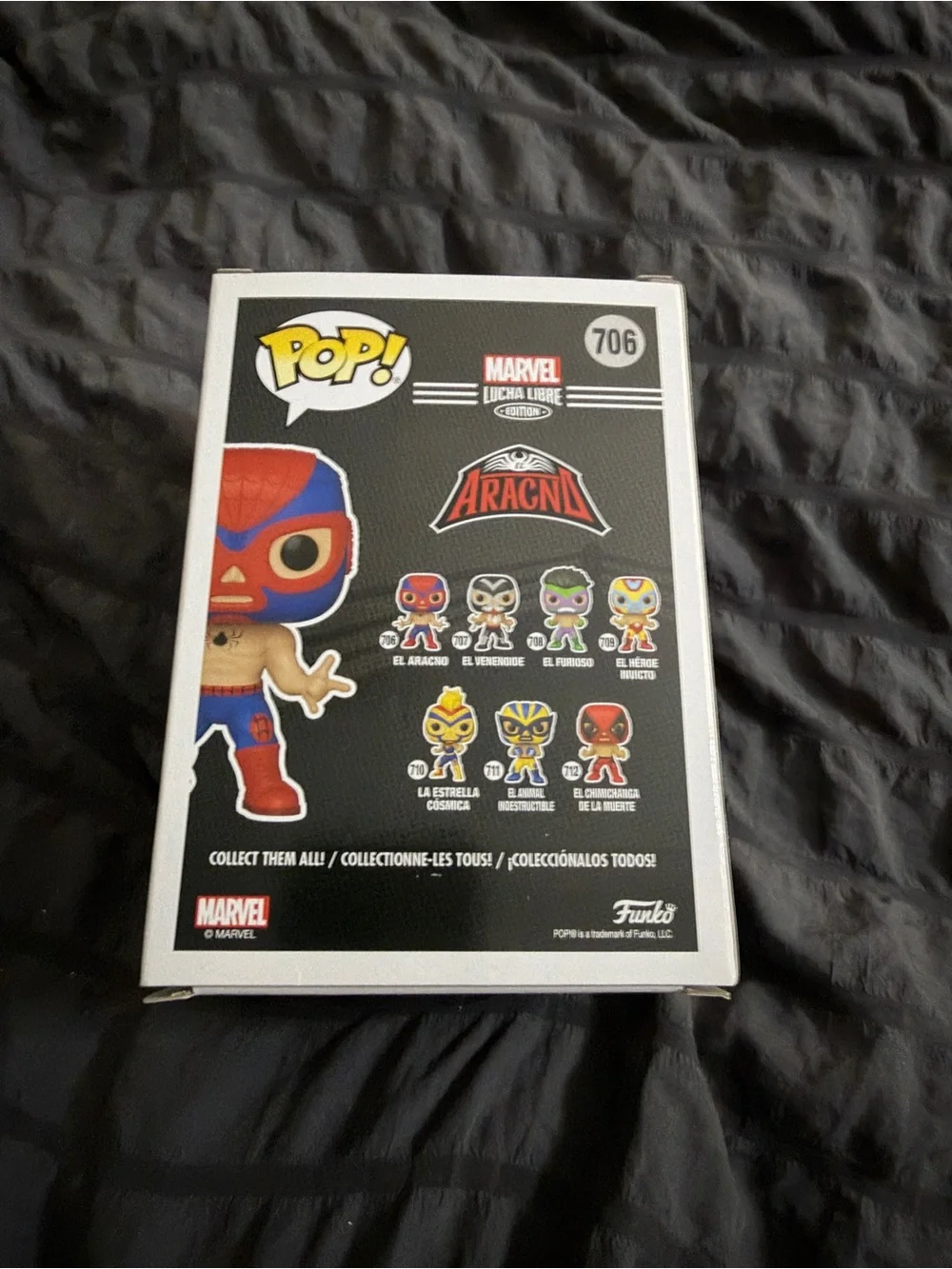 Funko Pop! Marvel El Aracno #706 Spider-Man Lucha Libre Edition